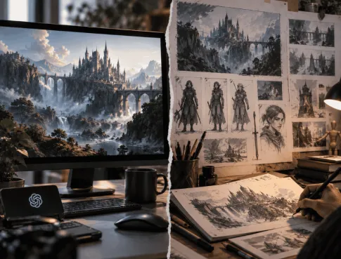 L&rsquo;IA sait cr&eacute;er des images. Et le concept artist, alors ?